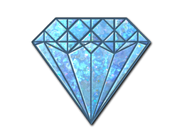 Blue Gem (Glitter)